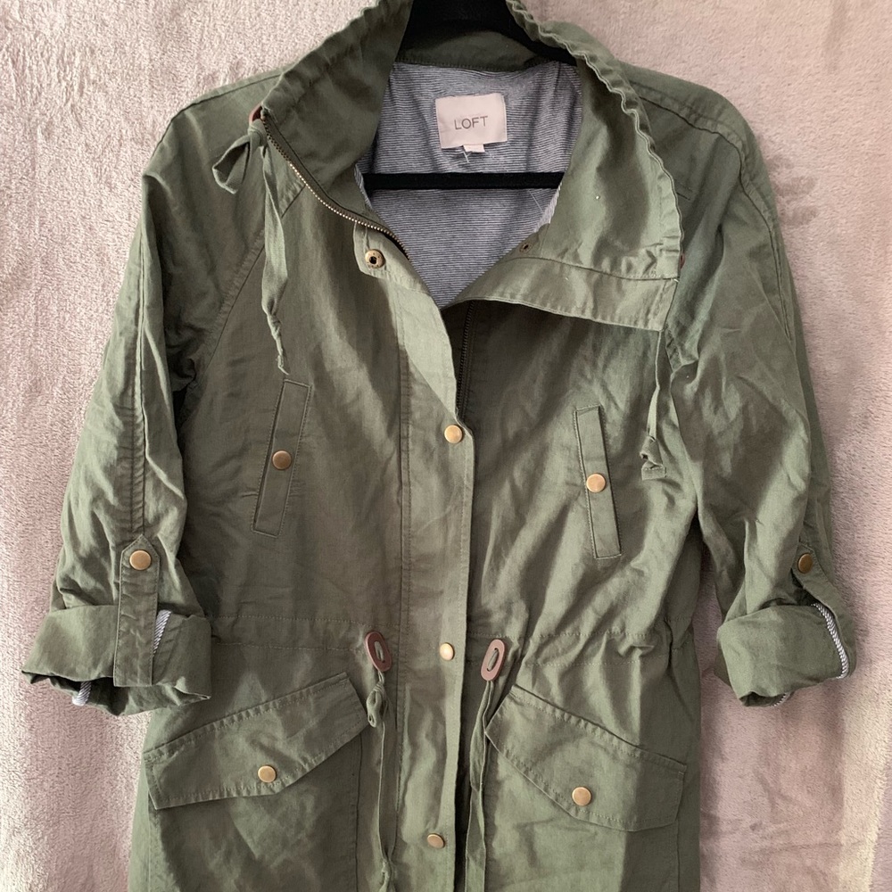 Loft green jacket